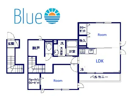 ラマ一ジュVI(2SDK/2階)の間取り写真