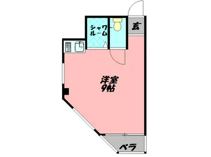 グローバル守口II(ワンルーム/2階)の間取り写真