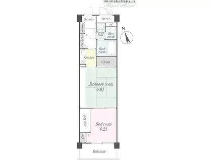 グランナチュール浅間高原(2K/4階)の間取り写真