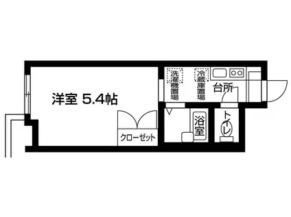 T・Fハイツ秋葉原(ワンルーム/7階)の間取り写真