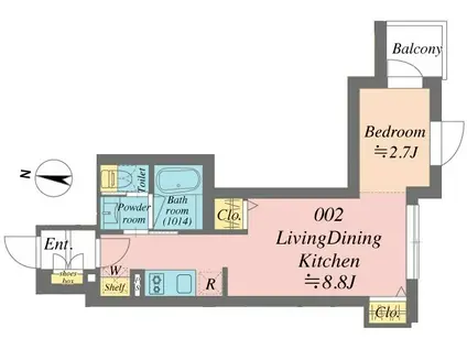 GRANDE SHAKUJIIDAI(1LDK/1階)の間取り写真