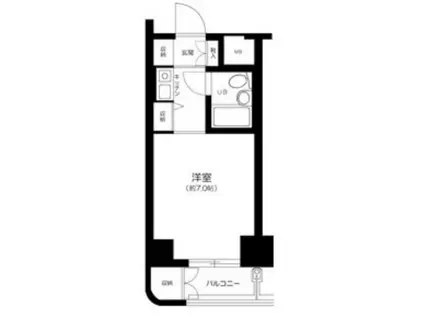 アクシルコート新大橋(ワンルーム/9階)の間取り写真