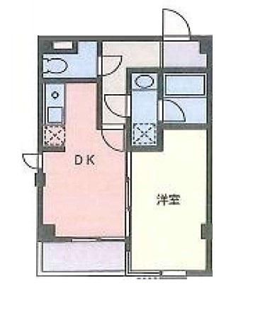 BCASA熊谷VRE-BORN(1DK/2階)の間取り写真