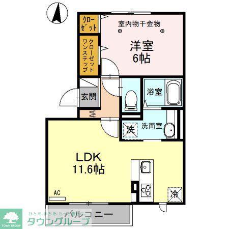 ロイジェントパークス レイクタウン III I(1LDK/3階)の間取り写真