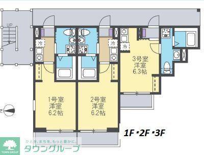 モンテマーレ(ワンルーム/1階)の間取り写真