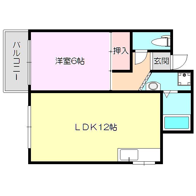 JMRレジデンス新大阪 (1LDK/8階)の間取り写真