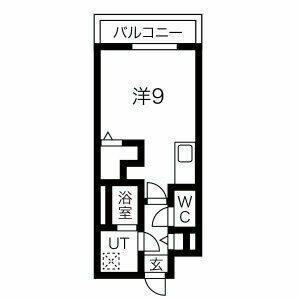 アルファスクエアひばりが丘(ワンルーム/4階)の間取り写真