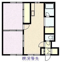 レオナ222(2LDK/1階)の間取り写真