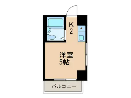 日吉カレッジハウス(1K/3階)の間取り写真