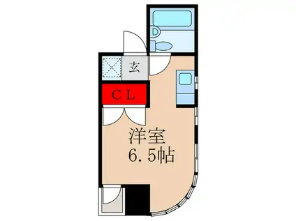 シグマース野方3(ワンルーム/2階)の間取り写真