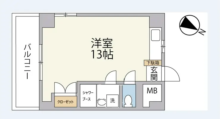 シャトレ・ソレイユ 7階階 間取り