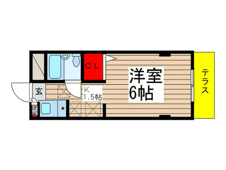 フェリックスドモス 1階階 間取り