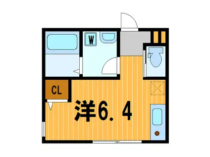 タイコーレジデンス西横浜(ワンルーム/1階)の間取り写真