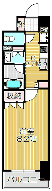 スタイリオ品川中延 5階階 間取り