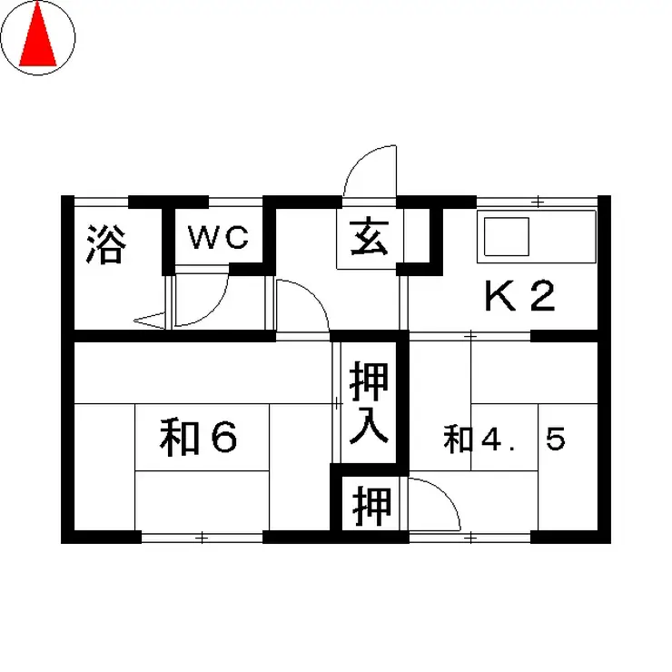 グリーンピア森栄 1階階 間取り