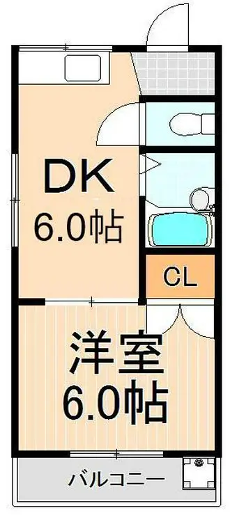 ルナパークA 3階階 間取り