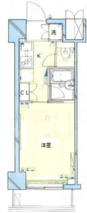 ルーブル蒲田弐番館 5階階 間取り
