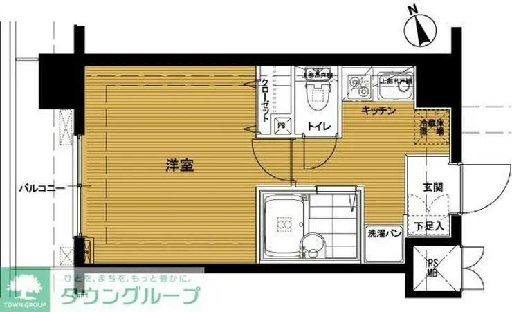 トーシンフェニックス南麻布 8階階 間取り