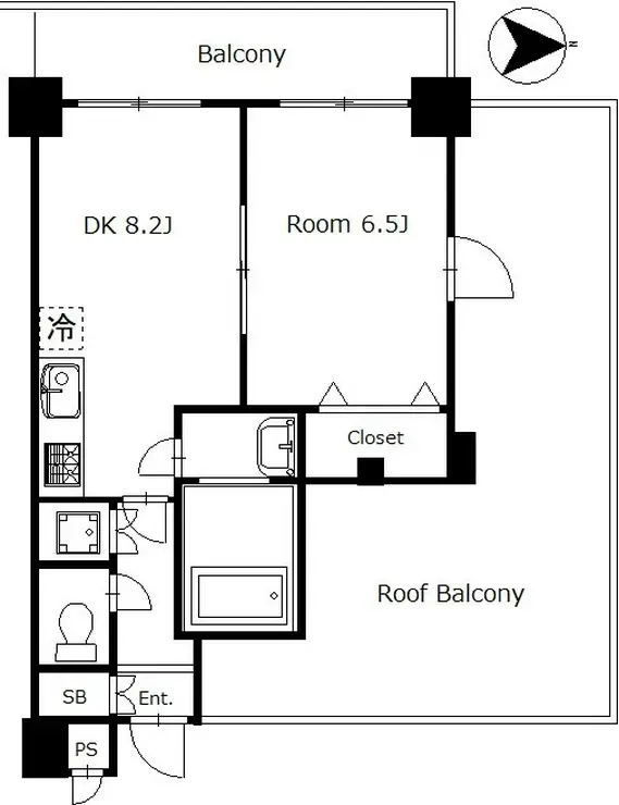やまぼうし 4階階 間取り