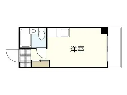 山下ビル(ワンルーム/7階)の間取り写真