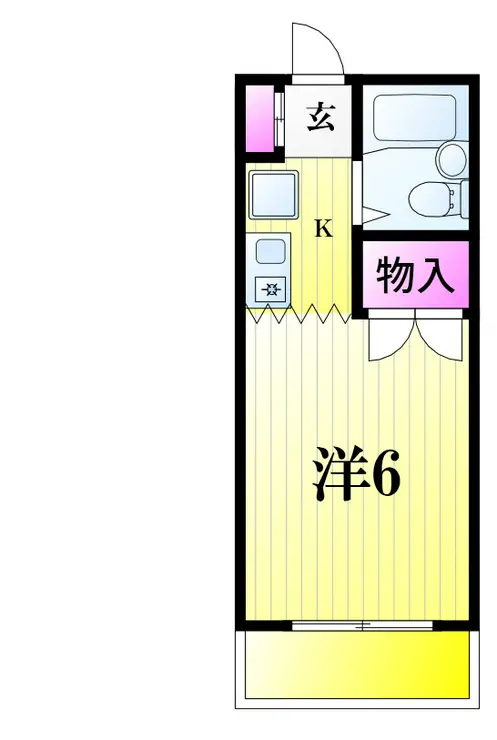 東台幸苑 1階階 間取り