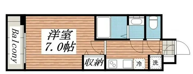 メゾン・ド・ヴィレ高円寺 6階階 間取り