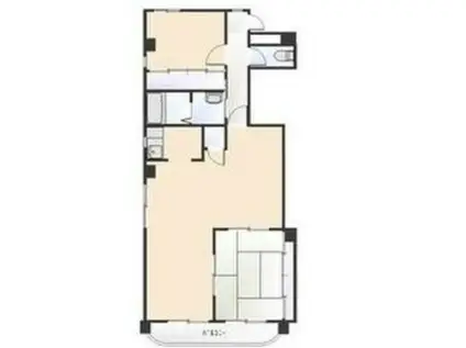 メゾン・T・アサイ(2LDK/2階)の間取り写真