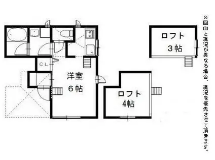 サンフィールド小泉(1K/1階)の間取り写真