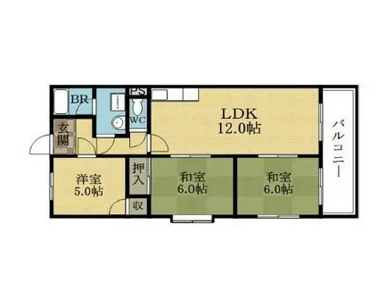 レトワールSI(3LDK/3階)の間取り写真