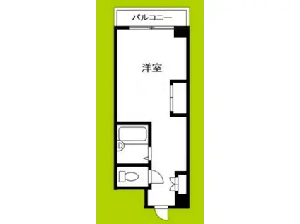 アンサンブル梅田(ワンルーム/8階)の間取り写真