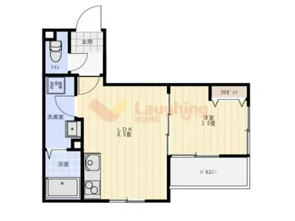 シエレトワール(1LDK/3階)の間取り写真