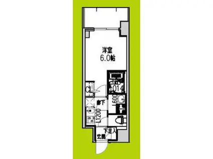 S-RESIDENCE布施AVENTRA(1K/3階)の間取り写真