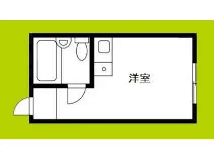 ブリリアント神路(ワンルーム/3階)の間取り写真