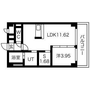 あさひグランレジデンシア高崎 I(1SLDK/3階)の間取り写真