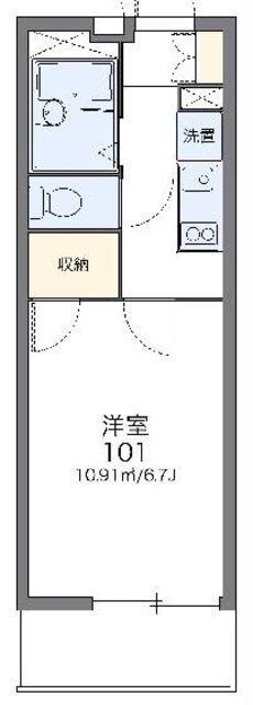 レオパレスルイ(1K/3階)の間取り写真