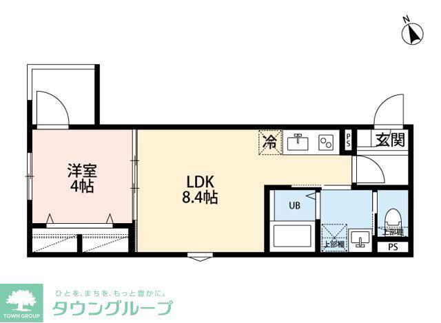 ROBOT HOME HOSHIGAOKA(1LDK/1階)の間取り写真
