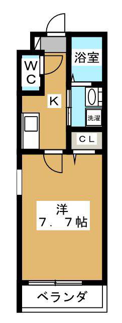 クレドール京都駅南(1K/4階)の間取り写真