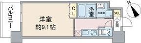 GOKISO TERRACE(1K/4階)の間取り写真