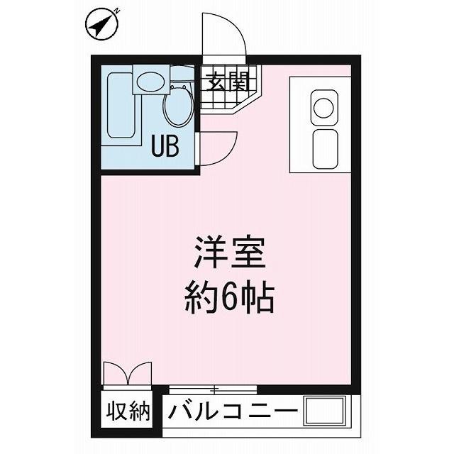 レスパーニャよしの(1K/4階)の間取り写真