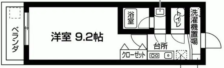 新百合グリーンビル 3階階 間取り