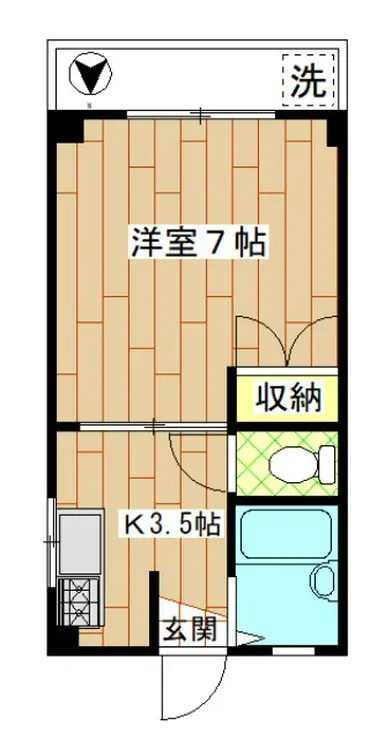白泉堂ビル 2階階 間取り