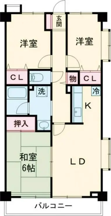 パークヒルズ上井草 1階階 間取り