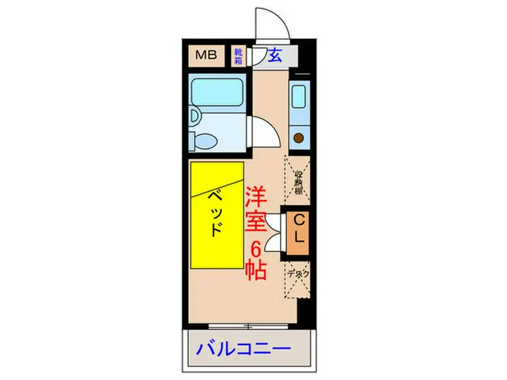 新丸子センチュリープラザ21 9階階 間取り