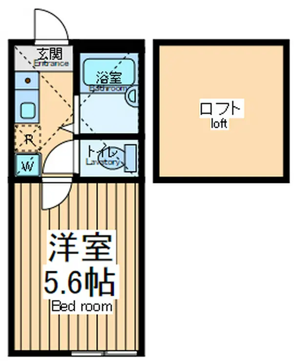 ロッシェル千代田 1階階 間取り