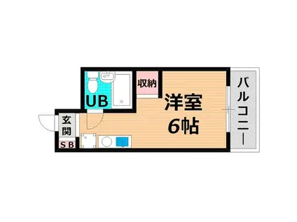 グレースハイツ野江(1K/3階)の間取り写真