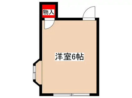 代田アパ-ト(ワンルーム/2階)の間取り写真