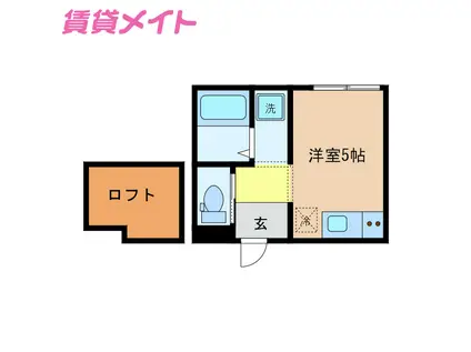 SOURIAN2(ワンルーム/2階)の間取り写真