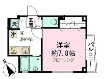 プリマヴェーラ問屋町(1K/5階)の間取り写真