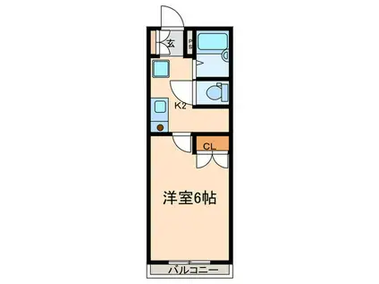 メゾンラ・シュール(1K/3階)の間取り写真