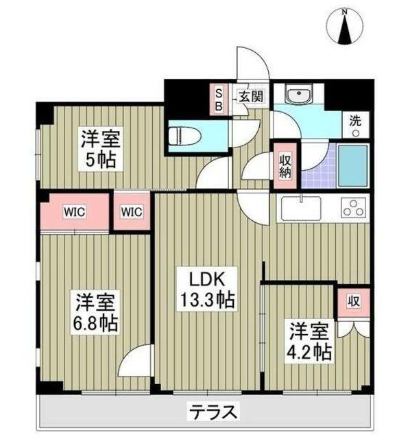 I GARDEN川口(3LDK/1階)の間取り写真